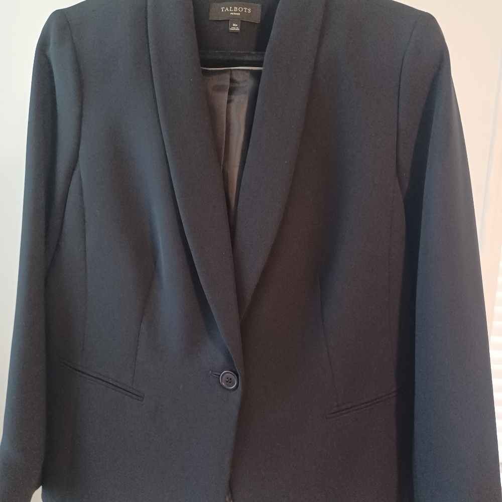 Talbots Elegant Black Blazer